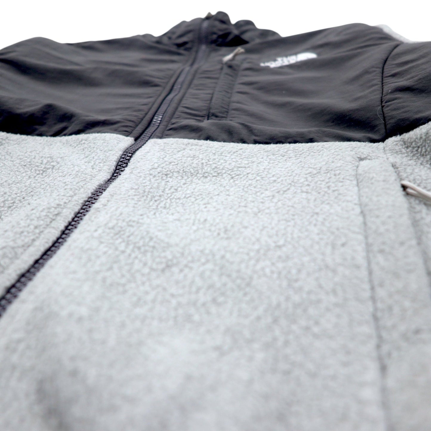 THE NORTH FACE Denali Jacket, Polartec Fleece Jacket, Size S, Gray, Polyester, Logo Embroidery