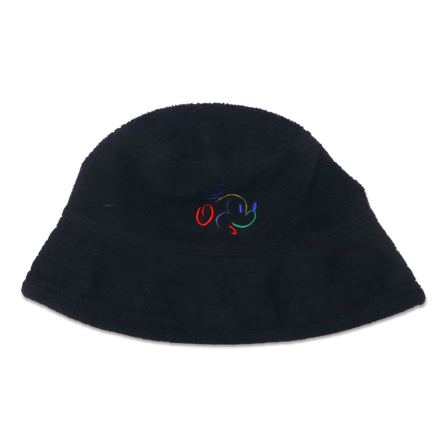 Walt Disney World 90s Fleece Bucket Hat, One, Black, Polyester, Mickey Mouse