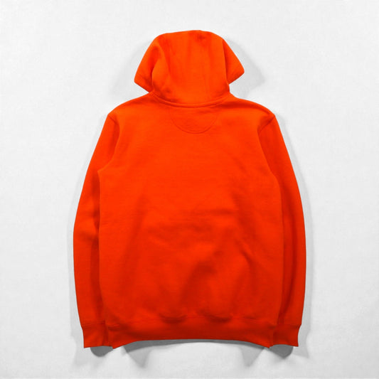 carhartt プルオーバー パーカー L オレンジ スリーブ ロゴ プリント カンガルーポケット K288