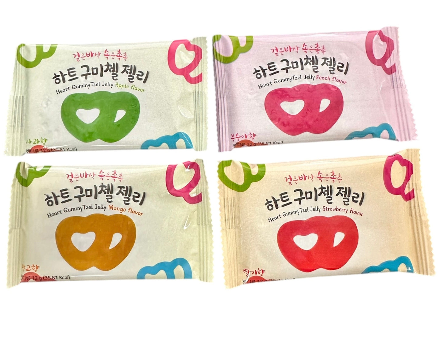 Heart Gummy Pretzel Box 20pcs / ハートグミプレッツェル 20個入