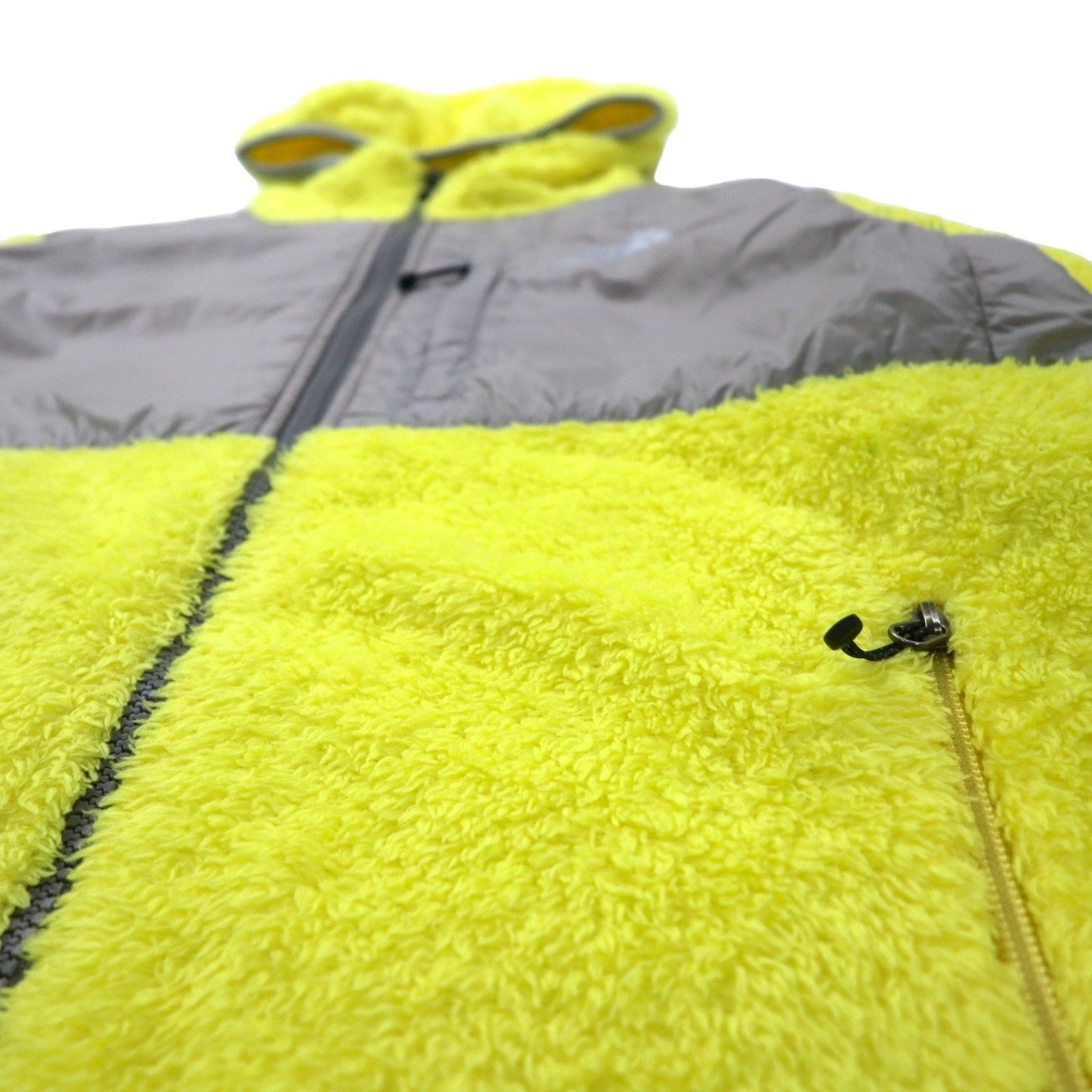 THE NORTH FACE Denali Hoodie, Sherpa Fleece, Medium, Yellow, Polyester, Logo Embroidery, NAW45003