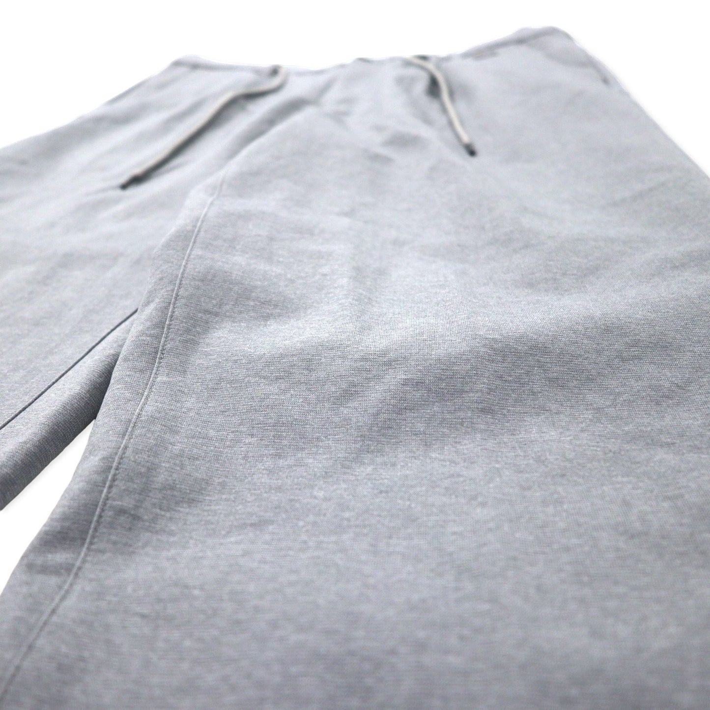LACOSTE Stretch Straight Trousers, Easy Pants, Size 46, Gray, Polyester, Relaxed Fit, HH073EL