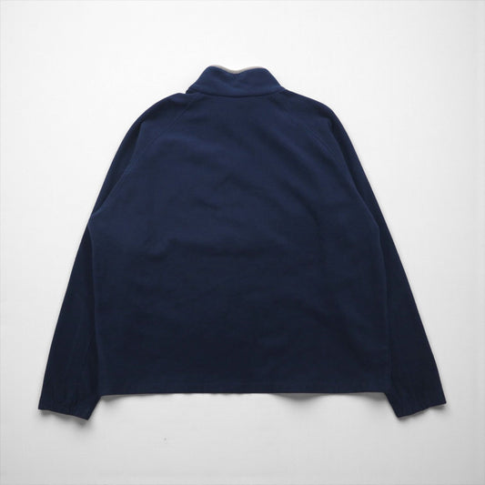 Columbia ハーフジップ フリースジャケット 2XL ネイビー 胸ポケット WM6352