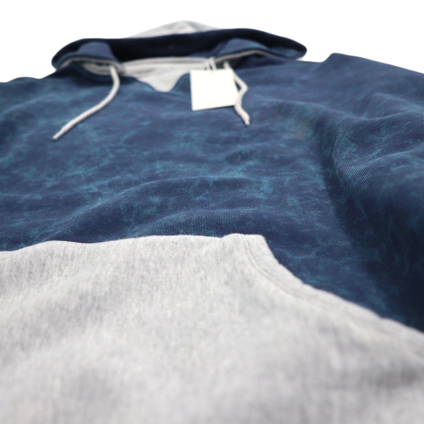 JieDa × FRUIT OF THE LOOM ツートン ヴィンテージ パーカー 2TONE VINTAGE PARKER M ネイビー グレー 後付け 前V Jie-21W-CT05 未使用品