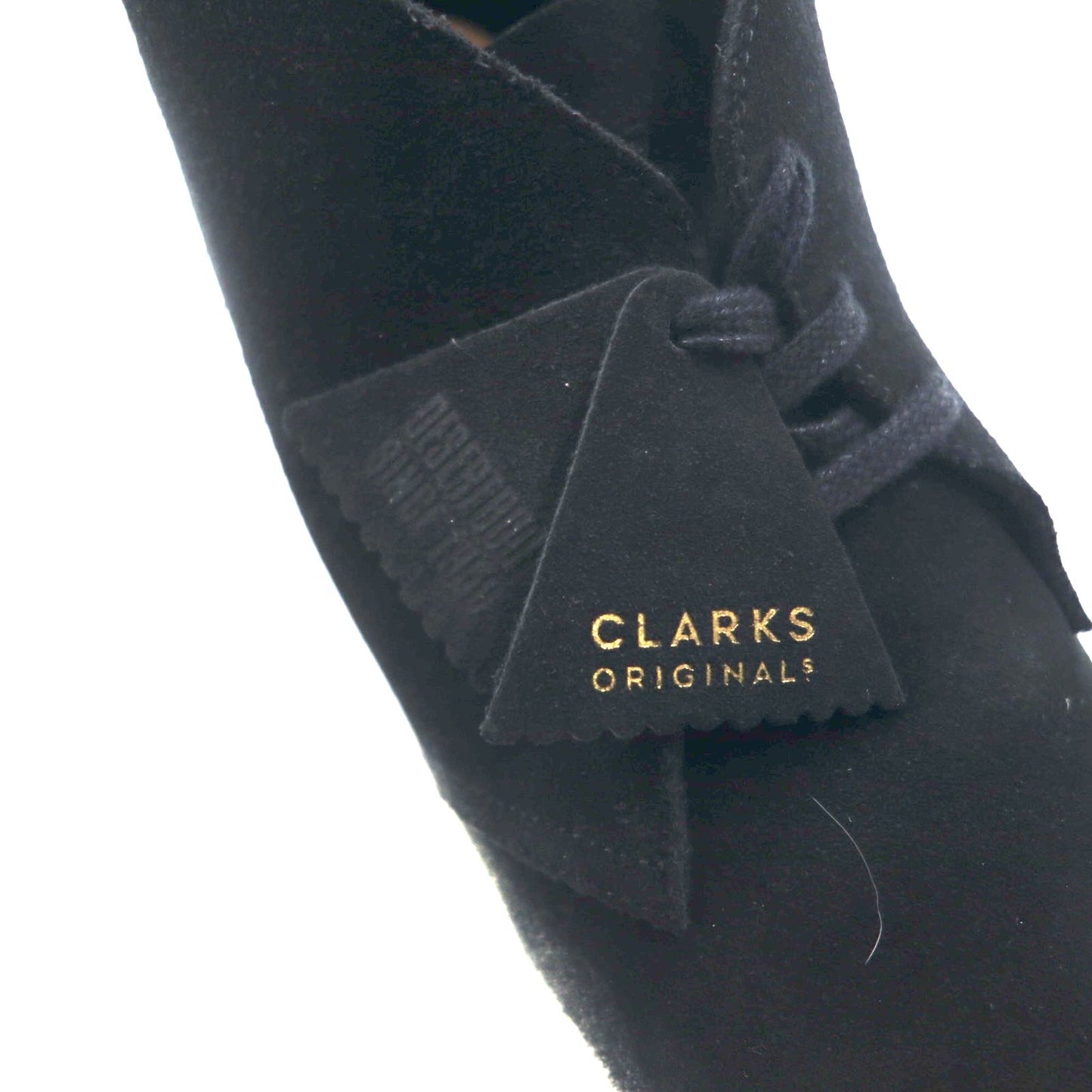 Clarks 70th Anniversary 221 Desert Boots, Made in Portugal, Size 26.5cm, Black Suede Leather, Painted, Custom Design, 22SP-I