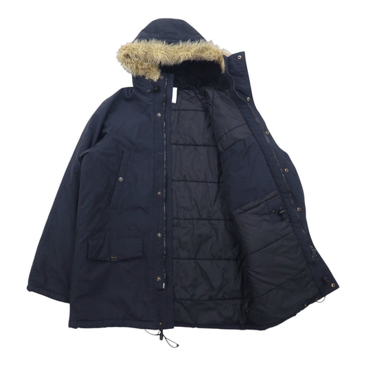Carhartt N-3B Down Jacket, Size L, Black, Nylon, Padded, Removable Fur, Drawcord, Double-Zip ANCHORAGE PARKA