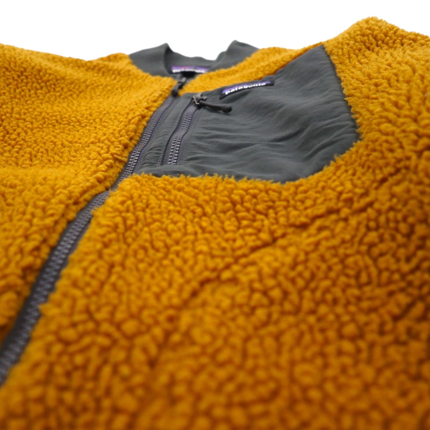 Patagonia レトロX 廃番 ボマージャケット Retro-X Bomber Jacket ボア フリースジャケット M マスタードブラウン 22830