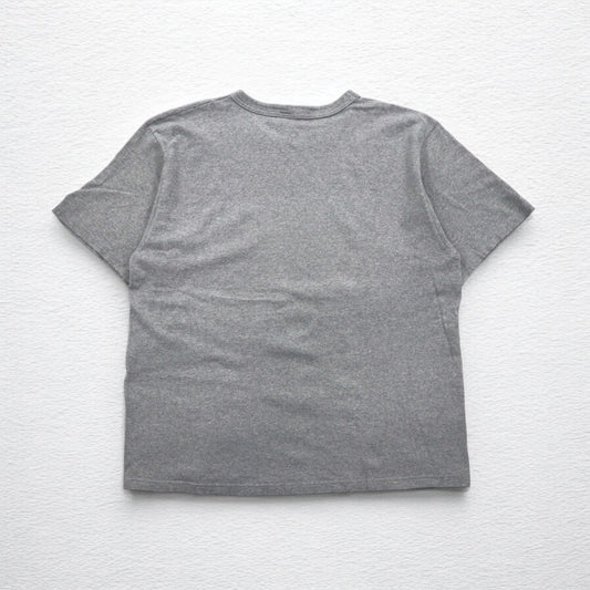 Champion 90年代 刺繍タグ Tシャツ XL グレー コットン NOTRE DAME FOOTBALL メキシコ製