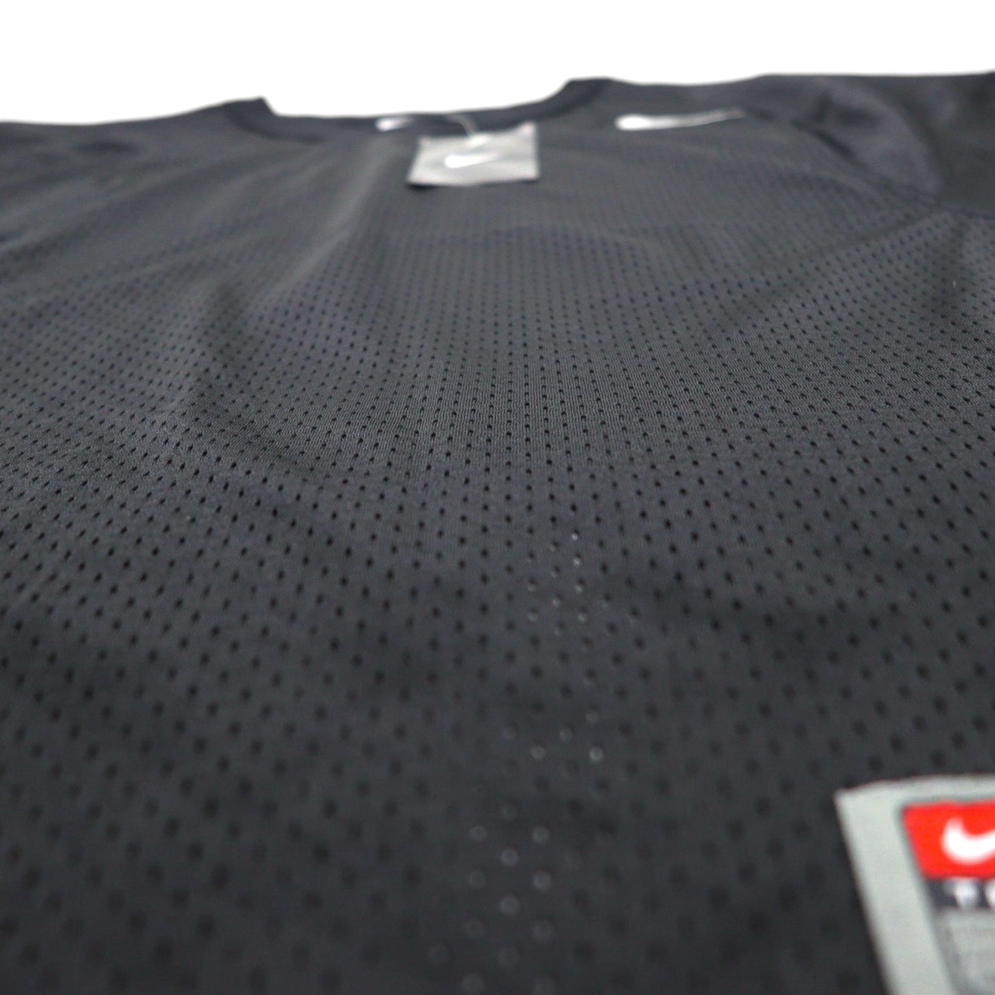 NIKE メッシュ ゲームシャツ XL ブラック ポリエステル スウォッシュ 678434-010 未使用品