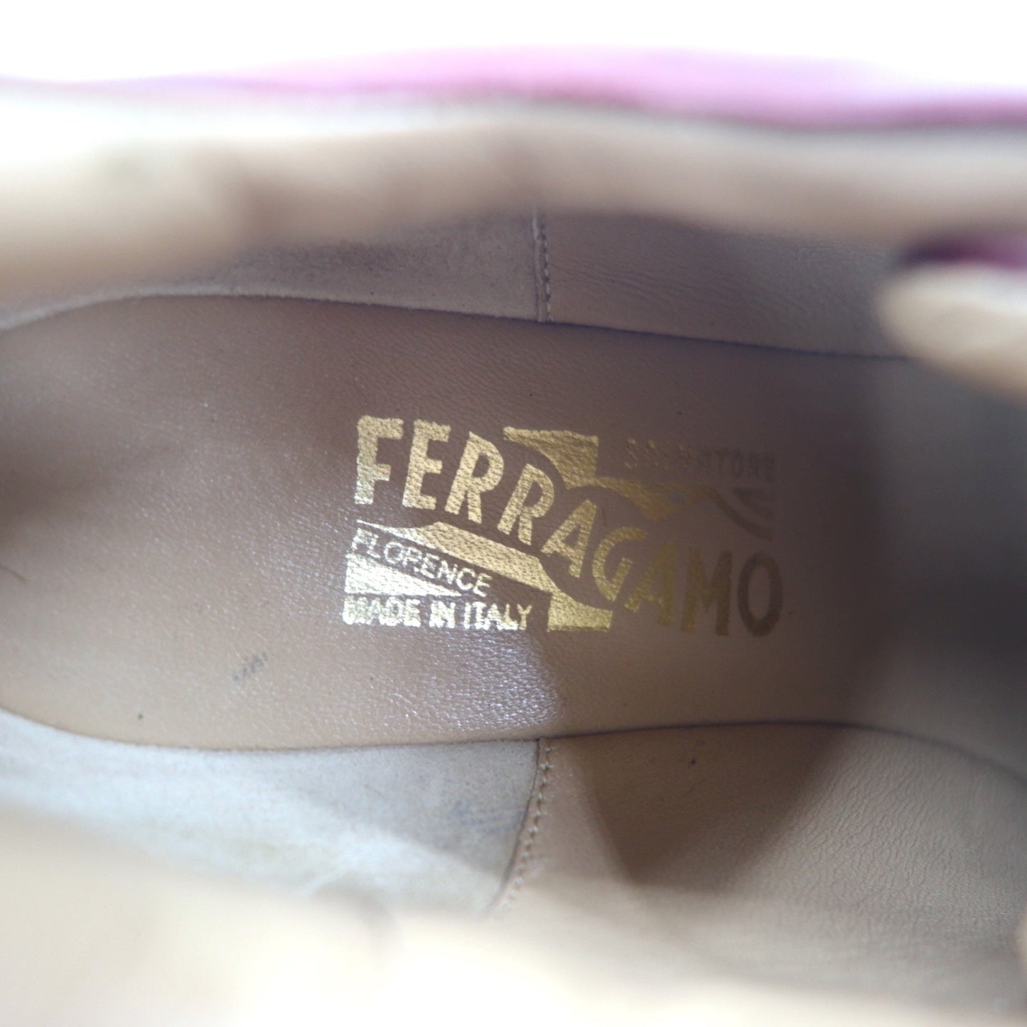 Salvatore Ferragamo Italian-made Gancini calf leather sneakers, size 24.5cm, Bordeaux, MORGAN NZ H 01800