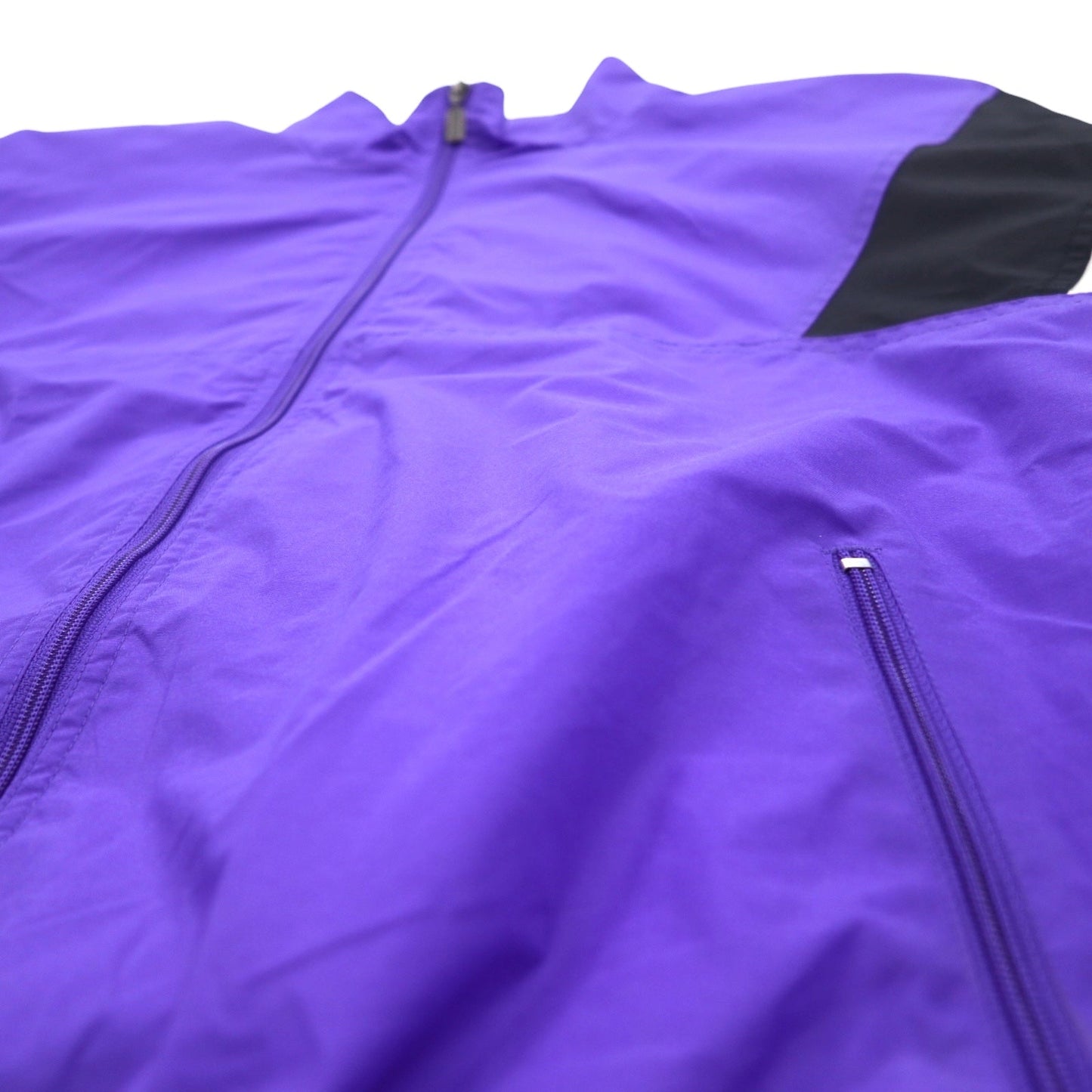 90年代 Holloway ナイロンジャケット XL パープル バック刺繍 Corvette Club シボレー