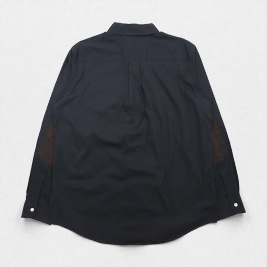 CHAPS Ralph Lauren ボタンダウン シャツ L ブラック エルボーパッチ 未使用品