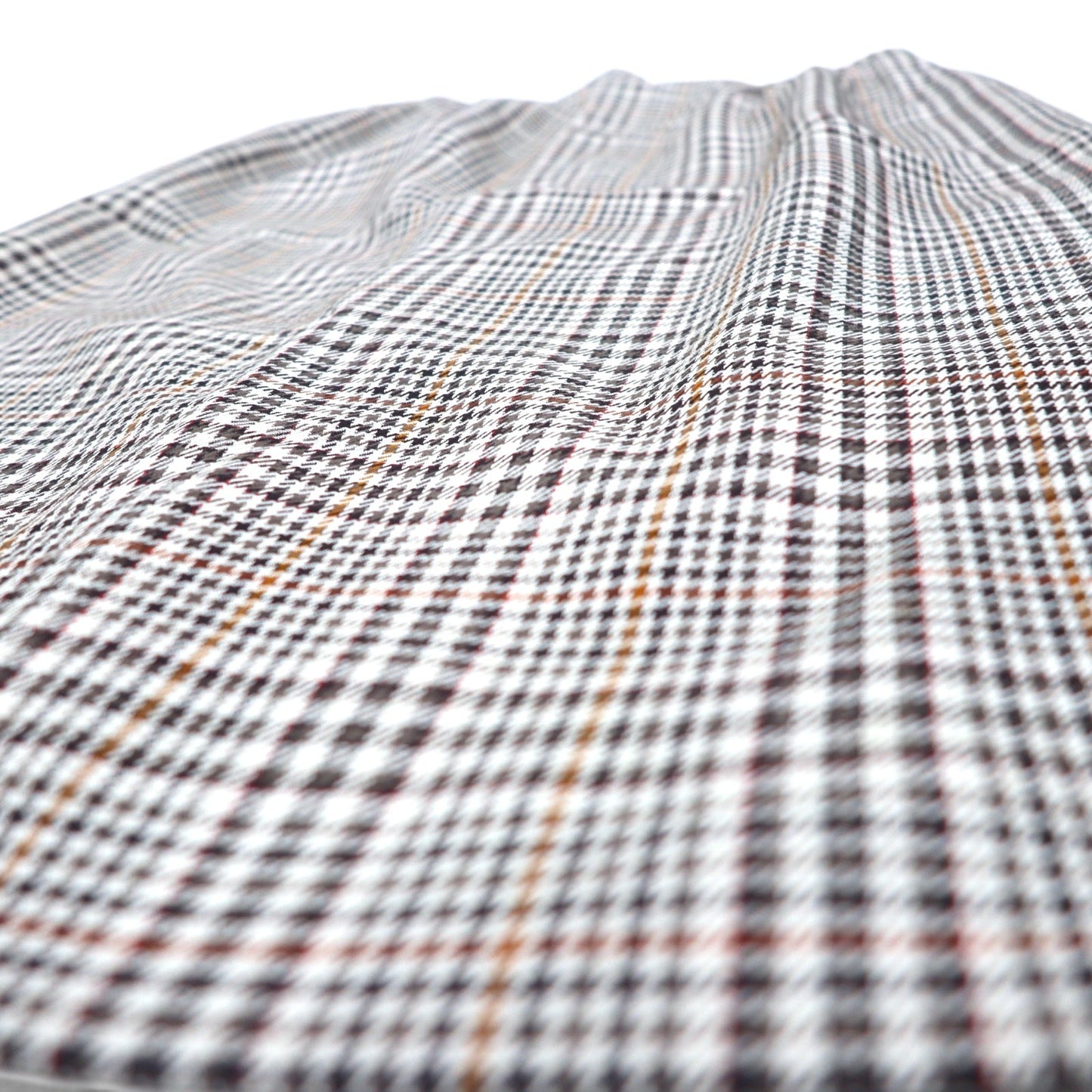 Burberry's Silk Double-Breasted Suit, Size M, Beige Check Wool, WILLIAM BROWN