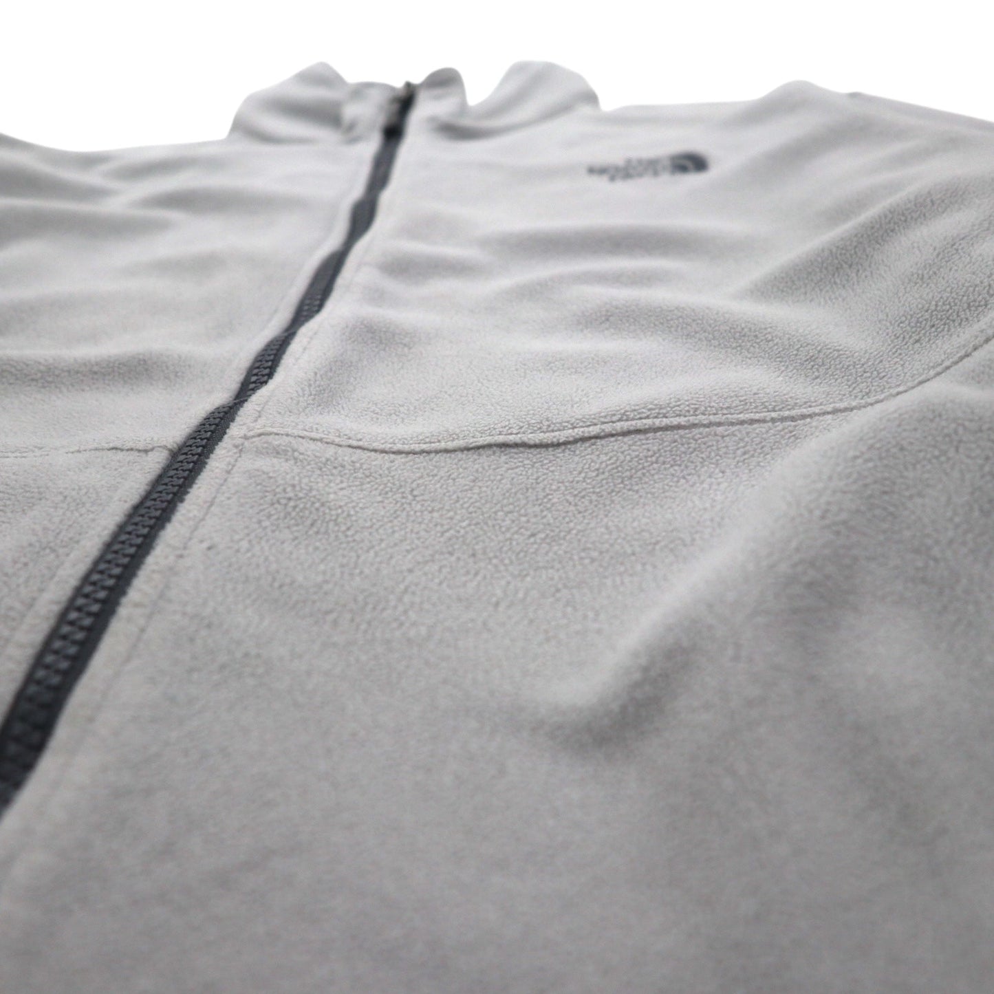THE NORTH FACE ポーラテック POLARTEC フリースジャケット L グレー ドローコード A7SP US規格