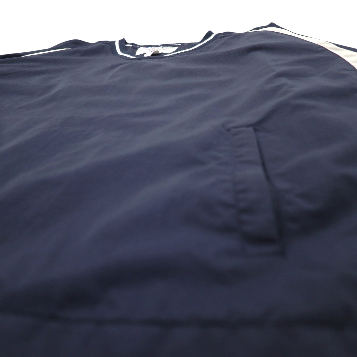Champion 90s Ribbed Piste Pullover Nylon Jacket, XL, Navy