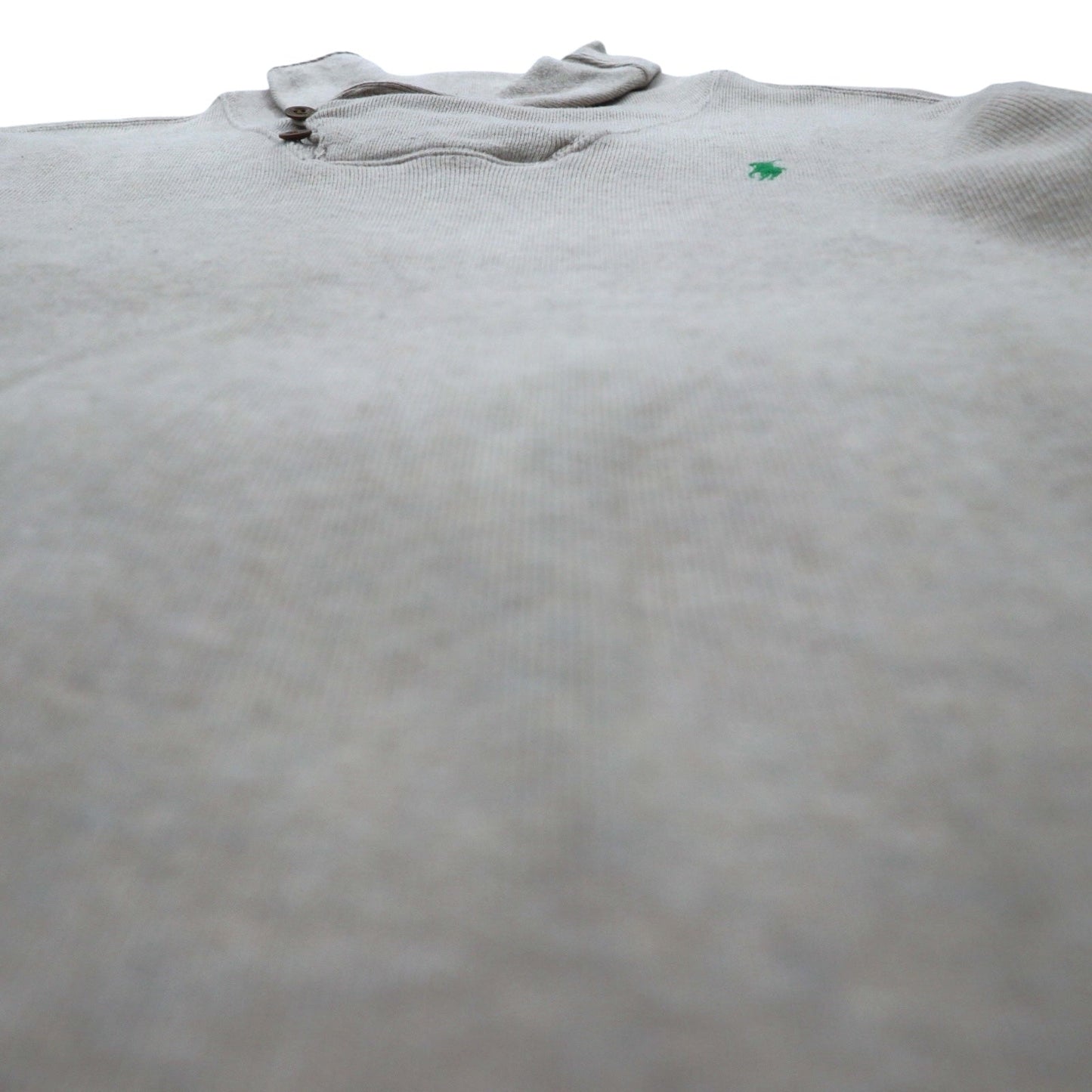 Polo Ralph Lauren 90年代 ショールカラー スウェット トレーナー XL ベージュ スモールポニー刺繡