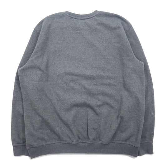 Carhartt Midweight Crewneck Sweatshirt, Size XL, Gray, Cotton with Fleece Lining, Lippert Print, Made in Mexico, US Manufacturer, K124 026