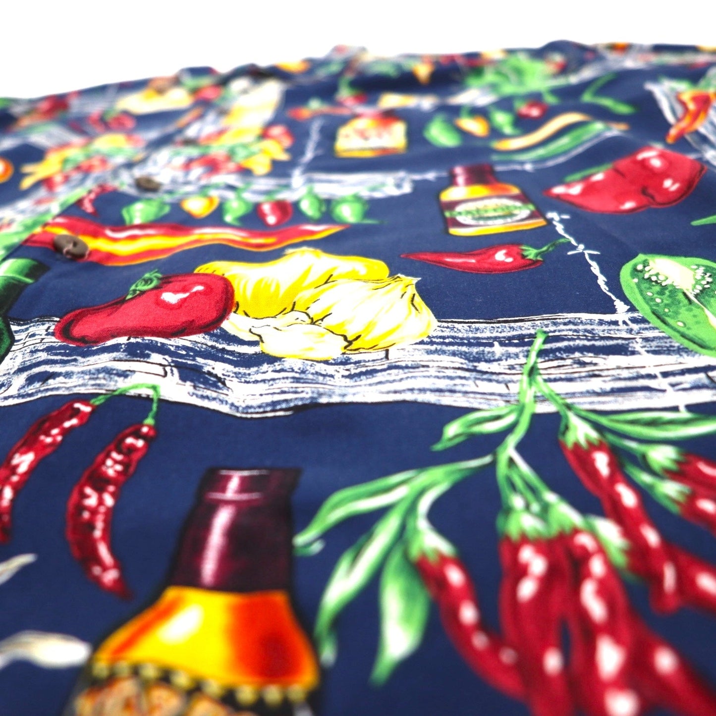Big Dogs 90s Aloha Shirt, XL, Navy, Rayon, All-Over Print