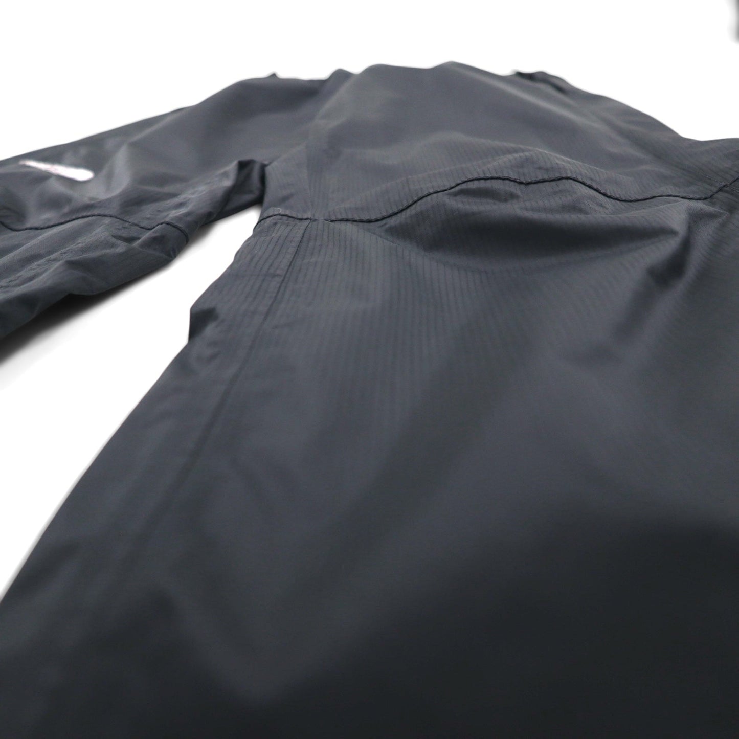 THE NORTH FACE アウトドア ナイロン テックパンツ HYVENT 防水 シェルパンツ S ブラック 裾 ジップ スリット