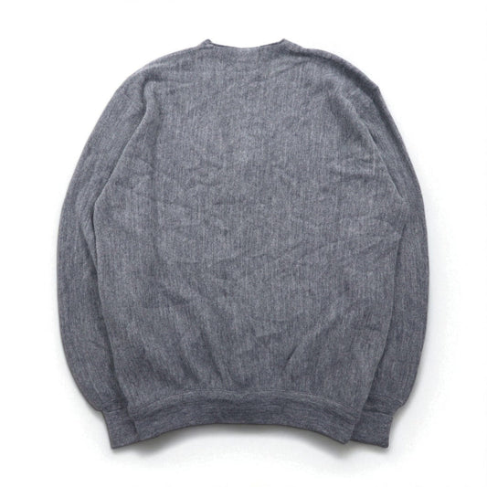 70s USA Vintage Acrylic Knit Cardigan JEFFLINKS 70年代 USA製 アクリルニット カーディガン XL グレー