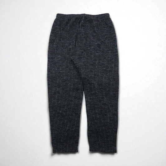 90s France Vintage Easy Wide Pants フランス製 ワイド イージーパンツ L ストライプ ストレッチ テーパード