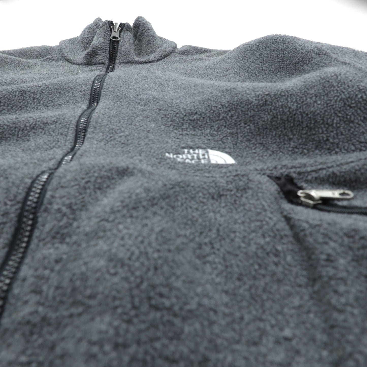THE NORTH FACE 90年代 フルジップ フリースジャケット M グレー ベンチレーション