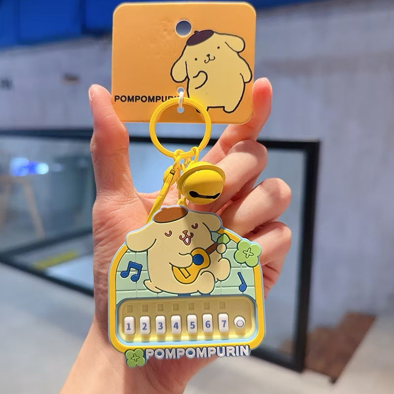 Sanrio Piano Number Keyring / サンリオ ピアノナンバーキーホルダー