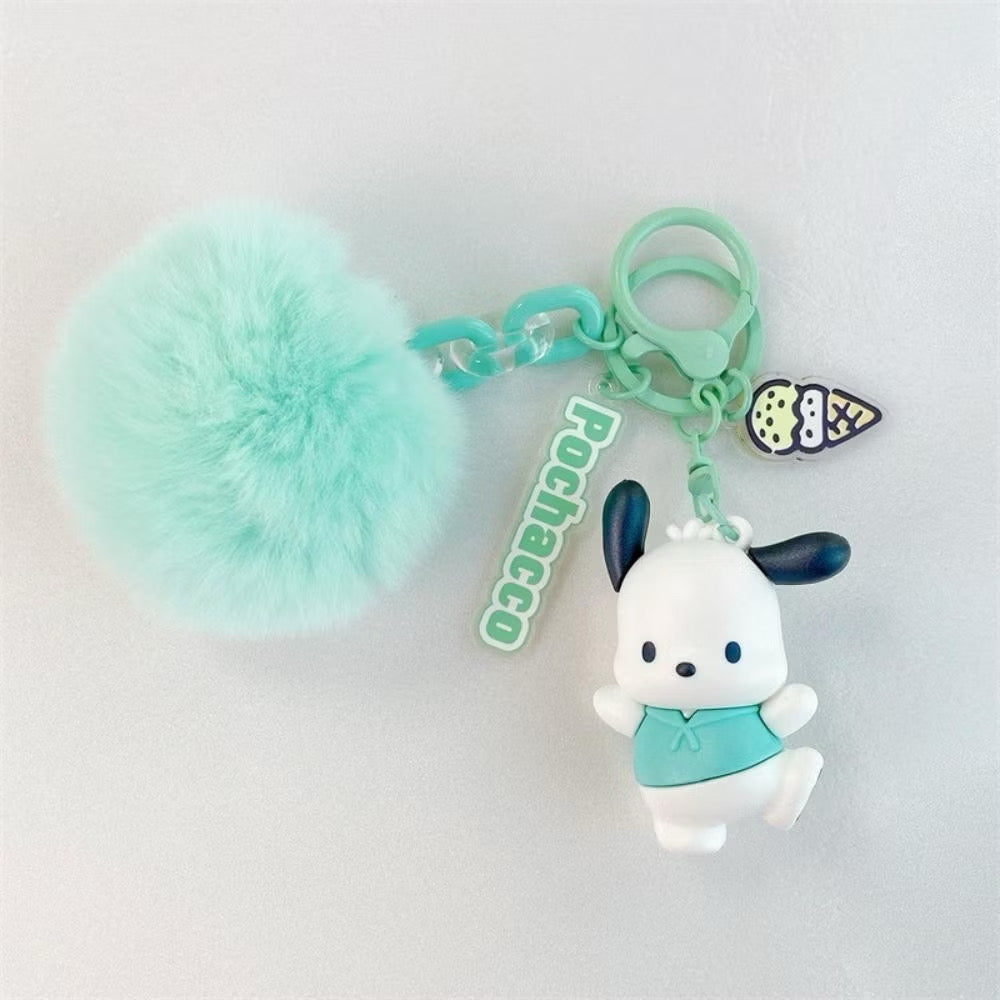 Sanrio Fur Keyring / サンリオファーキーホルダ