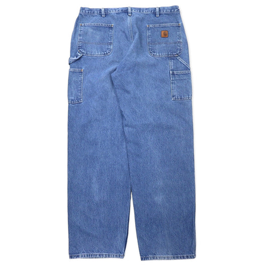 Carhartt Denim Painter Pants, Size 40, Blue Cotton, Original Fit, B237, Made in Mexico