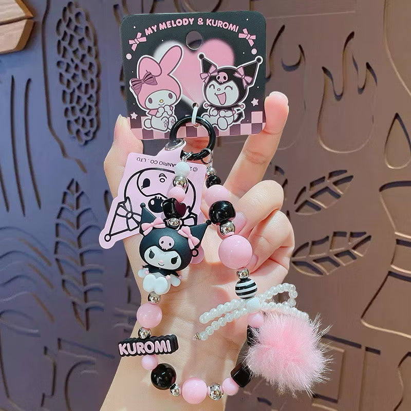 Sanrio Ribbon Pearl Keyrings / サンリオリボンパールキーリング