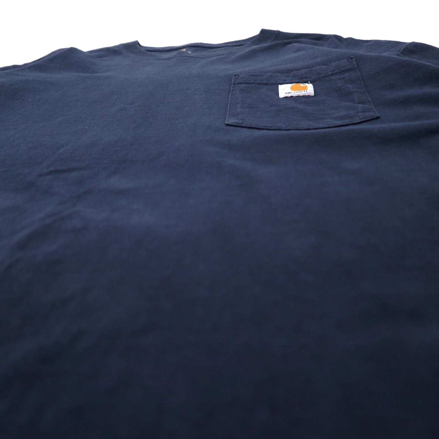 Carhartt Long Sleeve T-Shirt, Size XL, Navy, Cotton, Original Fit, Made in Honduras