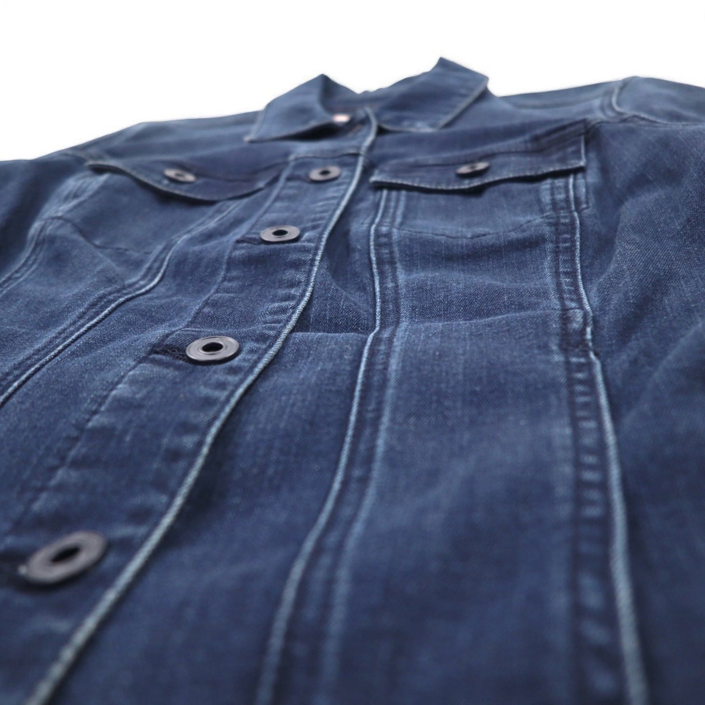 TOMMY HILFIGER Denim Jacket, Size M, Blue, Cotton, Stretch