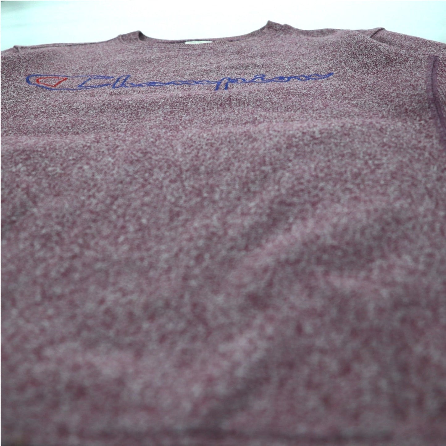 Champion Reverse Weave Sweatshirt, Size M, Red, Solid Color Tag, Reprint, Made in Turkey
