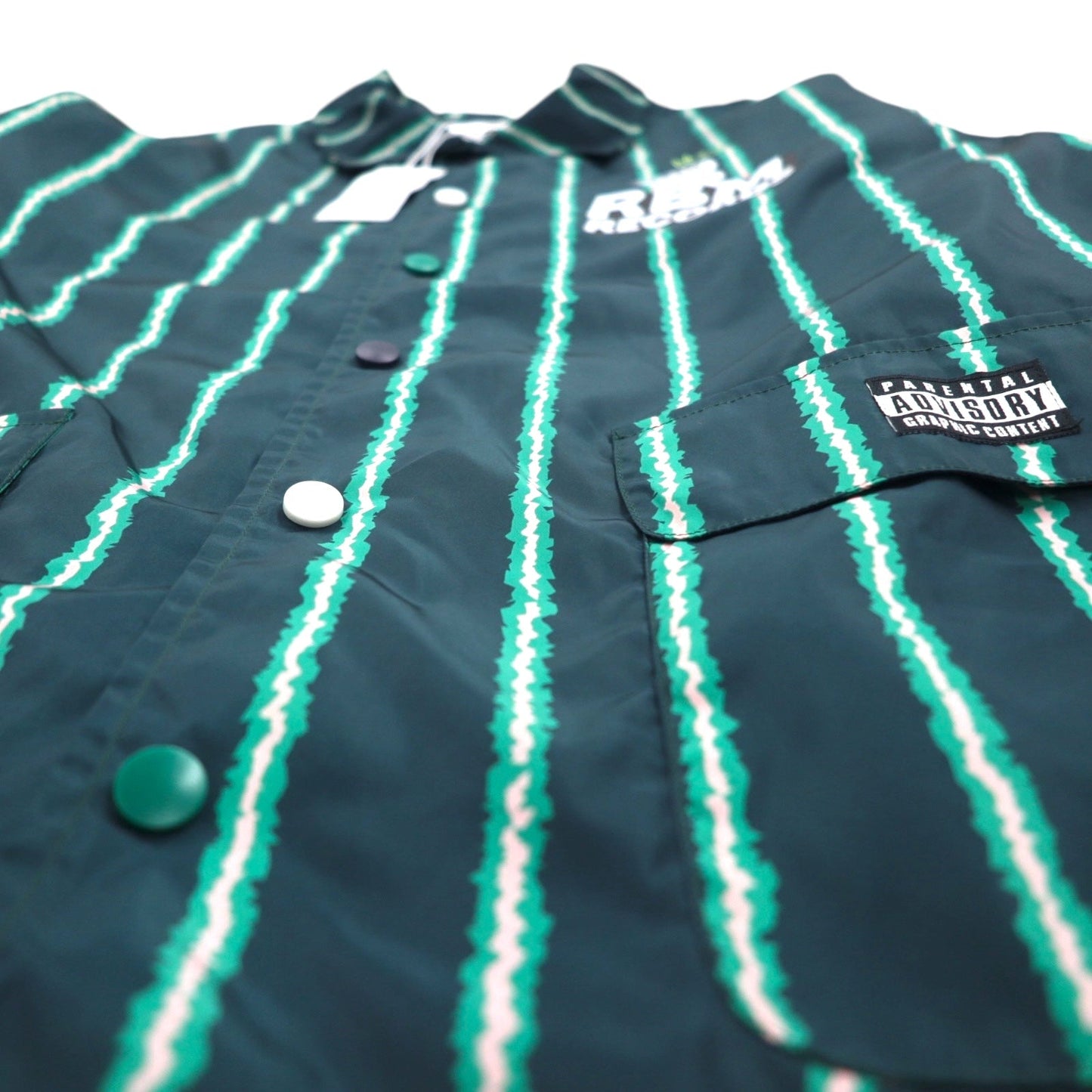 REAL BAD MAN コーチジャケット XL ストライプ RBM RECORDS 未使用品 UNION TOKYO 取扱い
