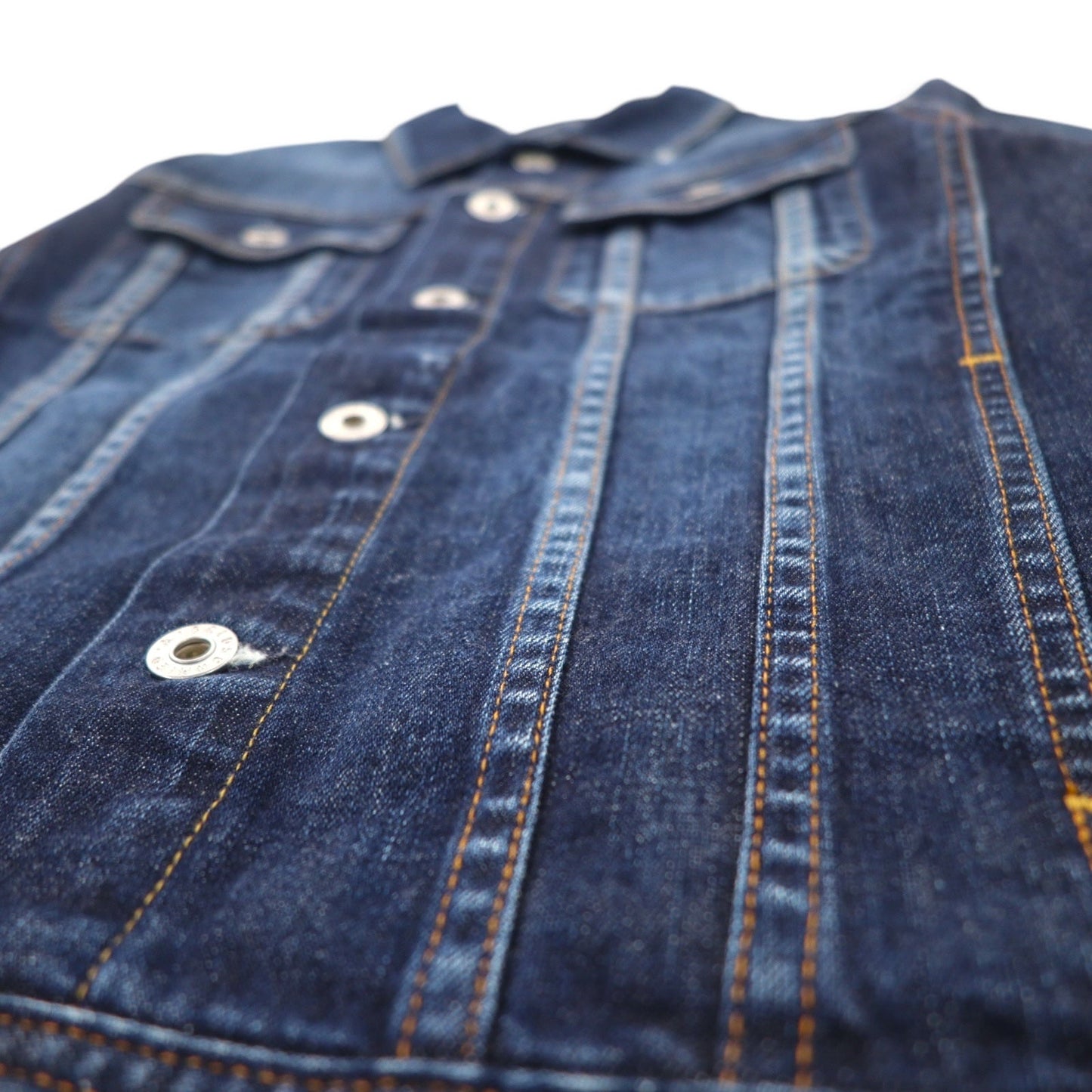 AG (ADRIANO GOLDSCHMIED) Denim Jacket, Size S, Indigo, Blue, Cotton