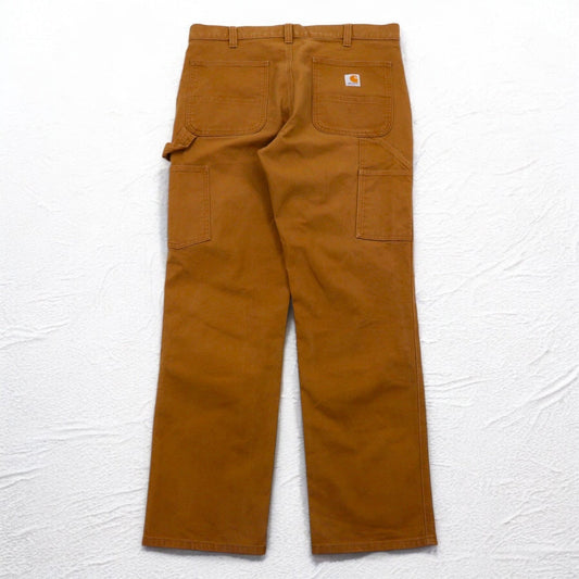 Carhartt Utility Work Pants, Painter Pants, Size L, Beige Duck Fabric, Relaxed Fit, BN3279-M