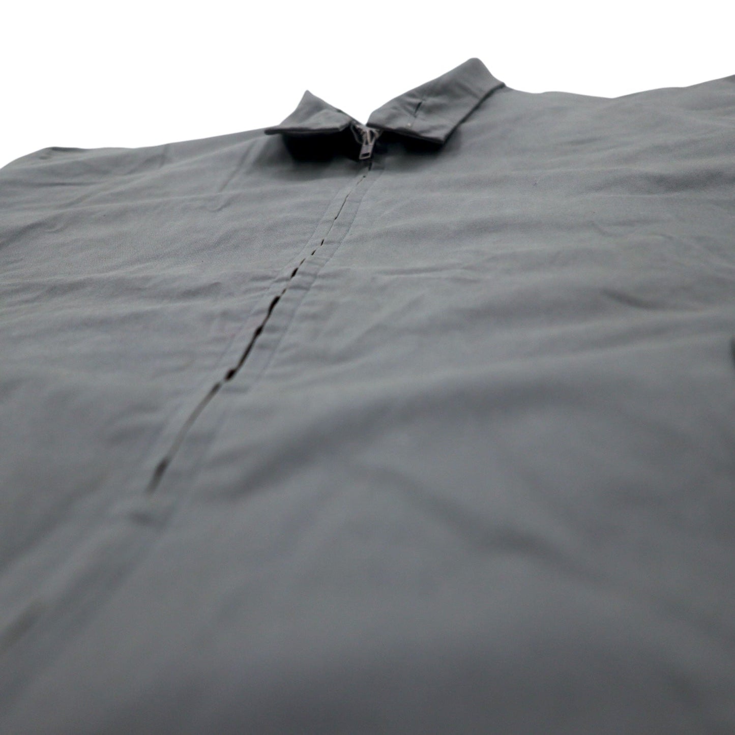 346 BROOKS BROTHERS Swing Top Harrington Jacket, Size M, Gray, Cotton
