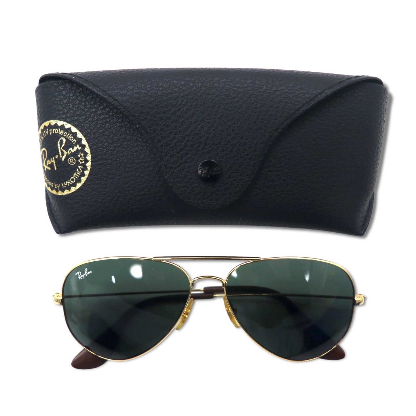 Ray-Ban Youngster Teardrop Sunglasses, Gold Metal, RB3558 001/71 58◻︎11 140 3N YOUNGSTER