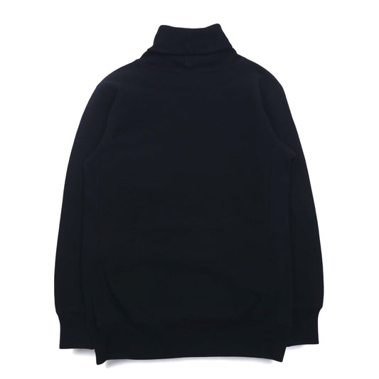 Champion リバースウィーブ REVERSE WEAVE タートルネック スウェット S ブラック C8-J045