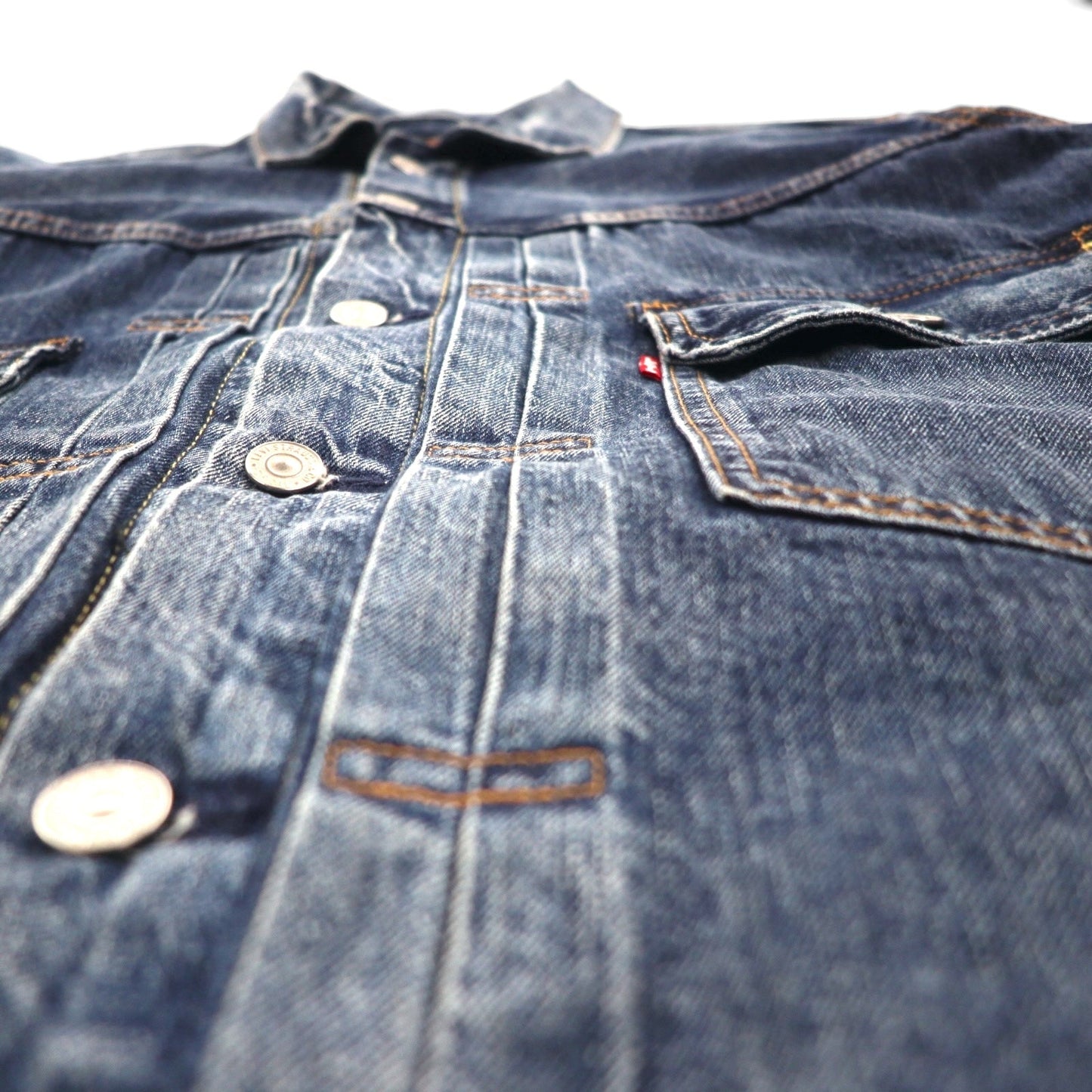Levi's PREMIUM ビッグE 2ndタイプ デニム トラッカージャケット Gジャン XL インディゴ A7632-0013