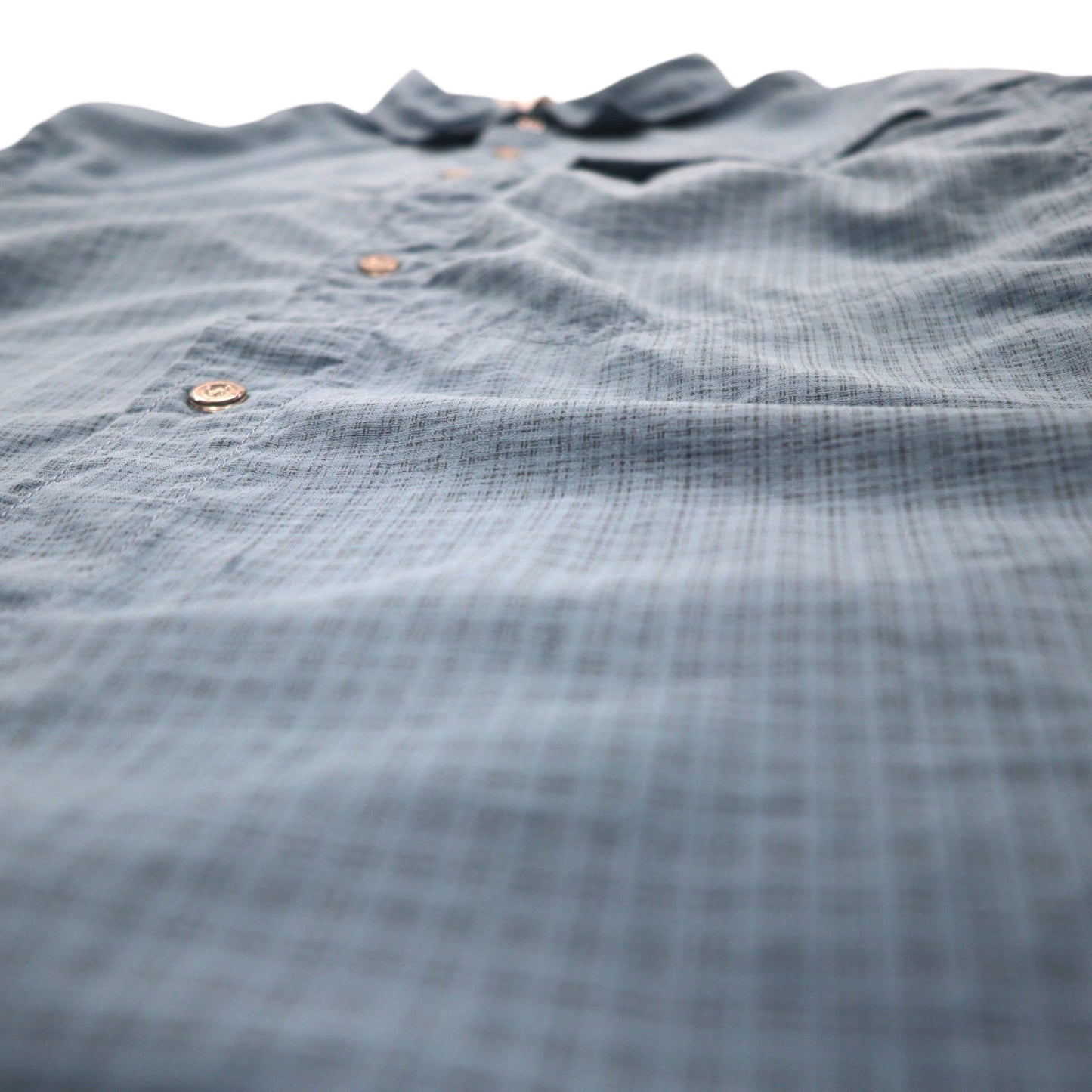 THE NORTH FACE Outdoor Shirt, XL, Blue, Nylon, Logo Embroidery, Mesh Liner, AU2B