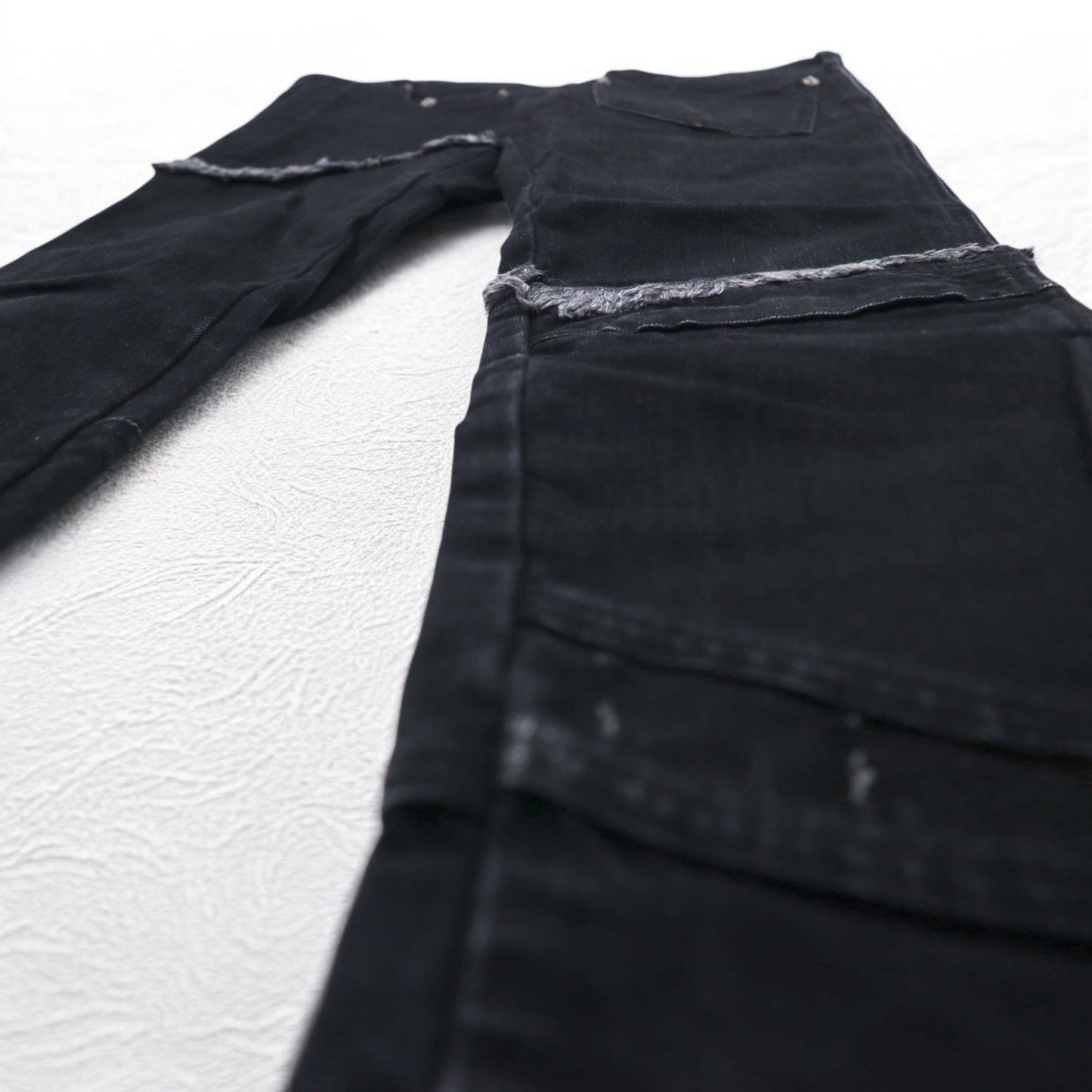 WhoWhat Puzzle Denim Jeans, Size Small, Black, Made in Japan