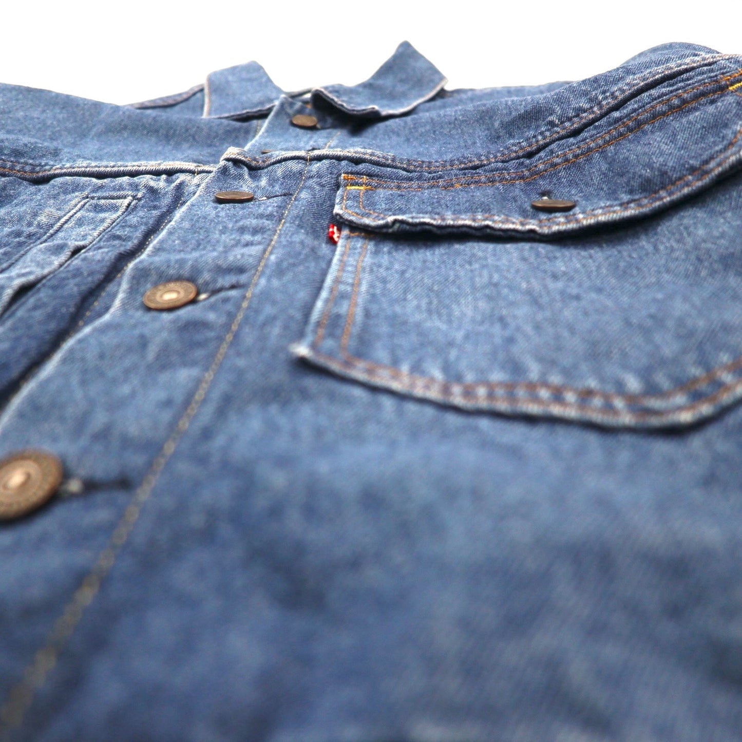 Levi's PREMIUM 1stタイプ ビッグE デニムトラッカージャケット TYPE1 STAY LOOSE Gジャン S インディゴ ビッグサイズ A0638-0000