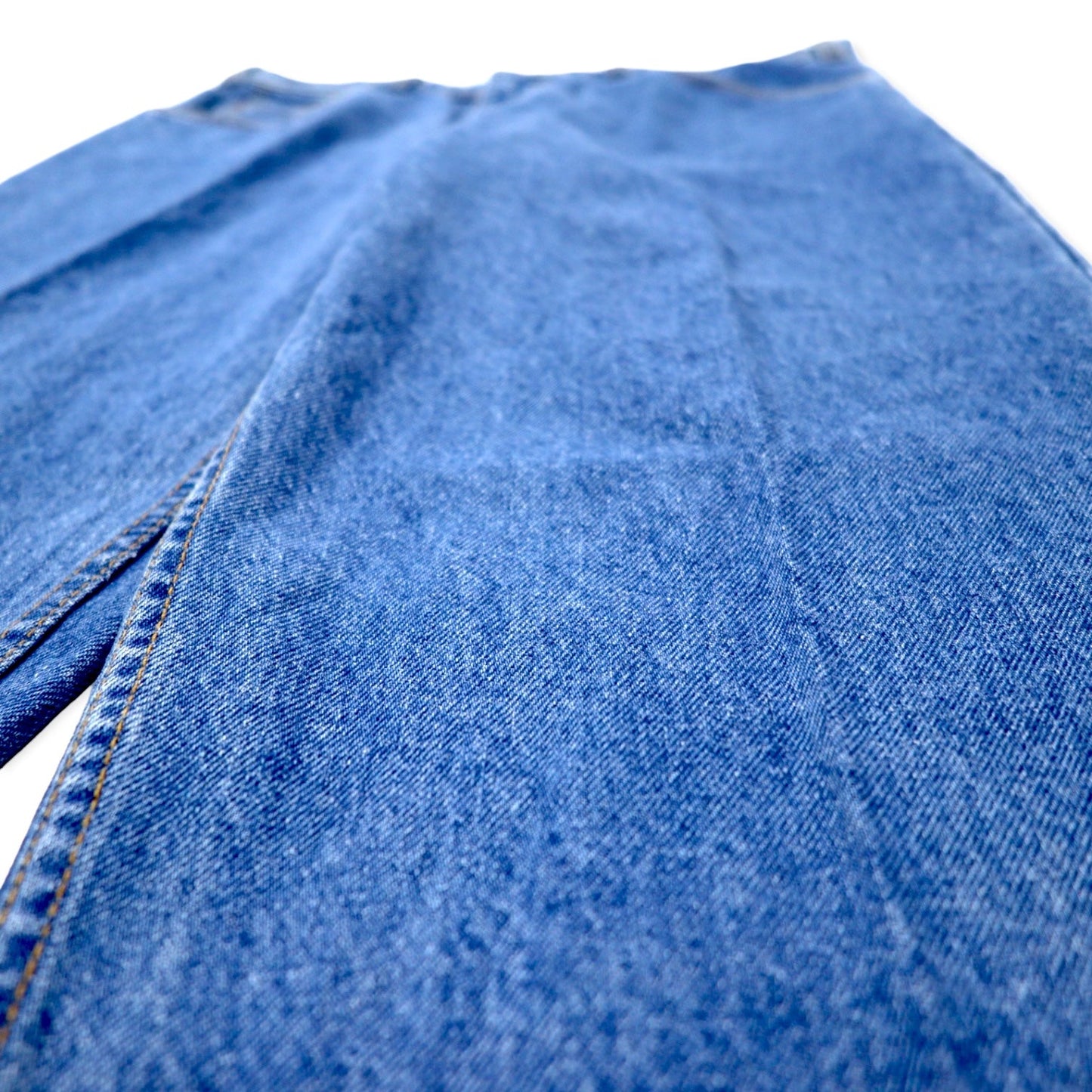 Levi's Made in Canada 90s Orange Tab 634 Baggy Tapered Denim Pants Size 34 Blue Cotton Zipper Fly Button Back 212