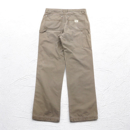 Columbia キャンバス ハイキング カーゴパンツ カーペンターパンツ L ベージュ Canvas Hiking Cargo Pants AM8275