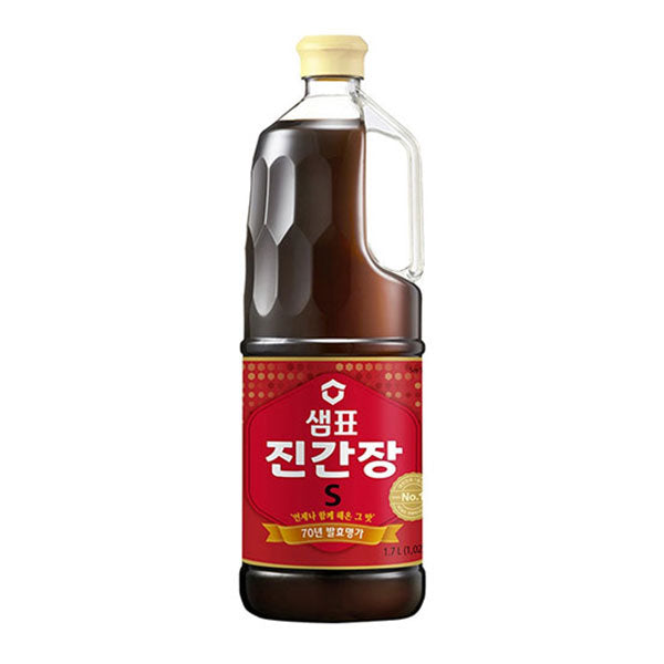 【泉標】韓国伝統ジン醤油 1.7L 熟成醤油調味料