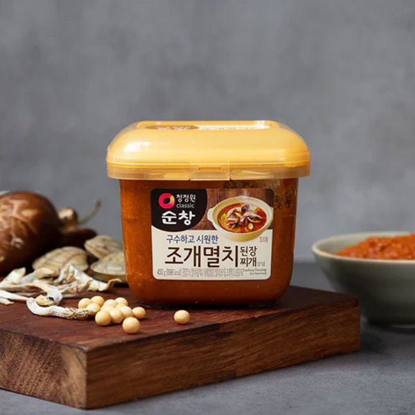 【スンチャン】あさりイワシ入り チゲ専用テンジャン(味噌)450g
