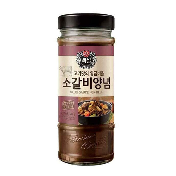 【白雪】韓国風牛カルビタレ 500g 焼肉用調味料