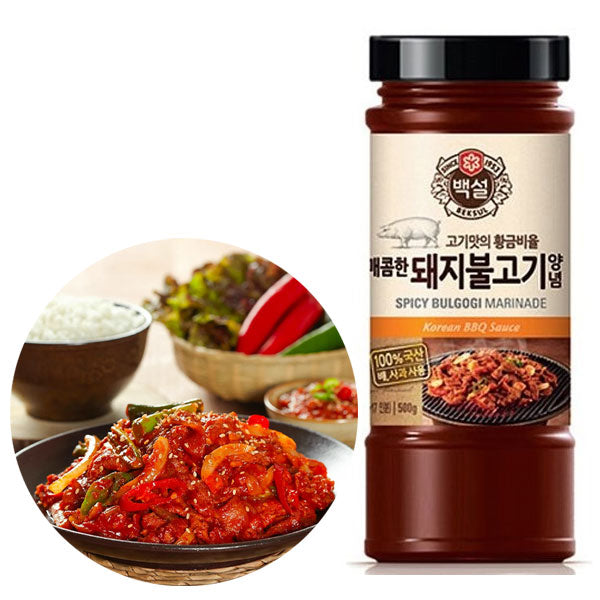 【白雪】韓国風豚プルコギタレ 辛口 本格焼肉用調味料