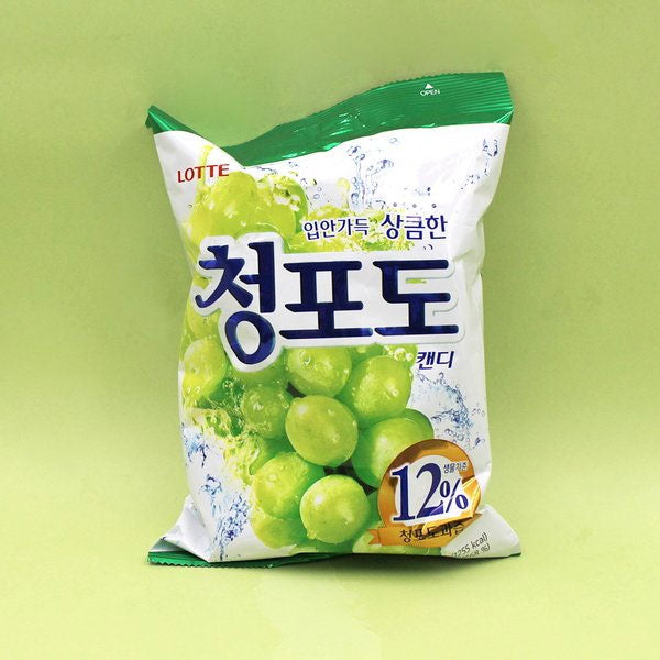 【ロッテ】チョンポド キャンディー 青ぶどう味 韓国キャンディ